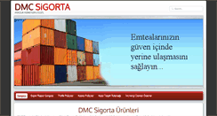 Desktop Screenshot of dmcsigorta.com